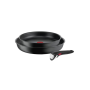 TEFAL , Frypan set , L7649253 Ingenio Ultimate , Frying , Diameter 24/28 cm , Suitable for induction hob , Removable handle , Black