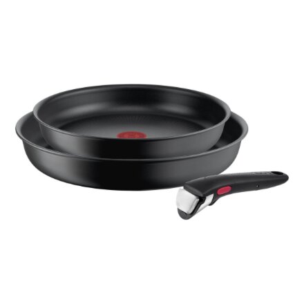 TEFAL , Frypan set , L7649253 Ingenio Ultimate , Frying , Diameter 24/28 cm , Suitable for induction hob , Removable handle , Black