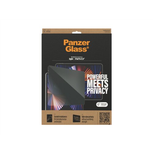 PanzerGlass , Privacy , Screen protector , Apple iPad Pro 12.9“ (2018,2020,2021,2022) , Transparent