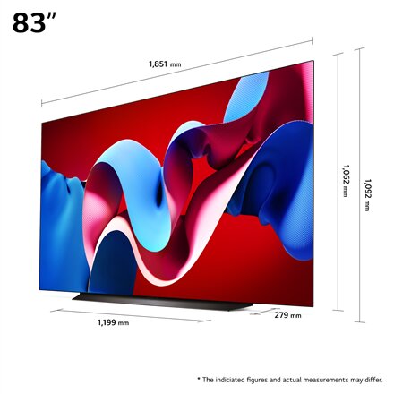 LG OLED TV , OLED83C41LA , 83 , Smart TV , webOS 24 , 4K UHD