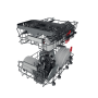 Whirlpool Dishwasher , WSIO 3T223 PCE X , Built-in , Width 45 cm , Number of place settings 10 , Number of programs 7 , Energy efficiency class E , Display , Inox