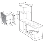 Gorenje Oven , BOS6737SYW , 77 L , Electric , AquaClean , Mechanical control , Steam function , Height 59.5 cm , Width 59.5 cm , White