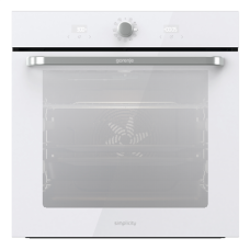 Gorenje Oven , BOS6737SYW , 77 L , Electric , AquaClean , Mechanical control , Steam function , Height 59.5 cm , Width 59.5 cm , White