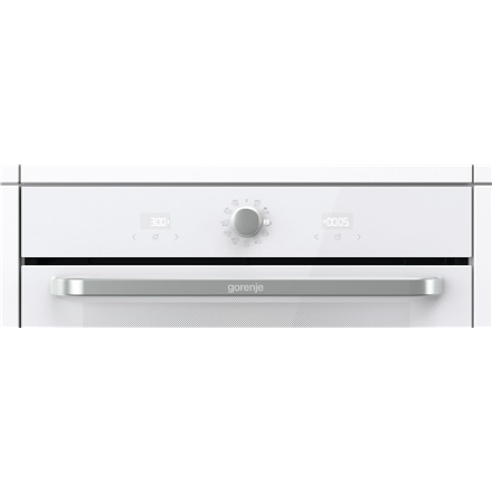 Gorenje Oven , BOS6737SYW , 77 L , Electric , AquaClean , Mechanical control , Steam function , Height 59.5 cm , Width 59.5 cm , White