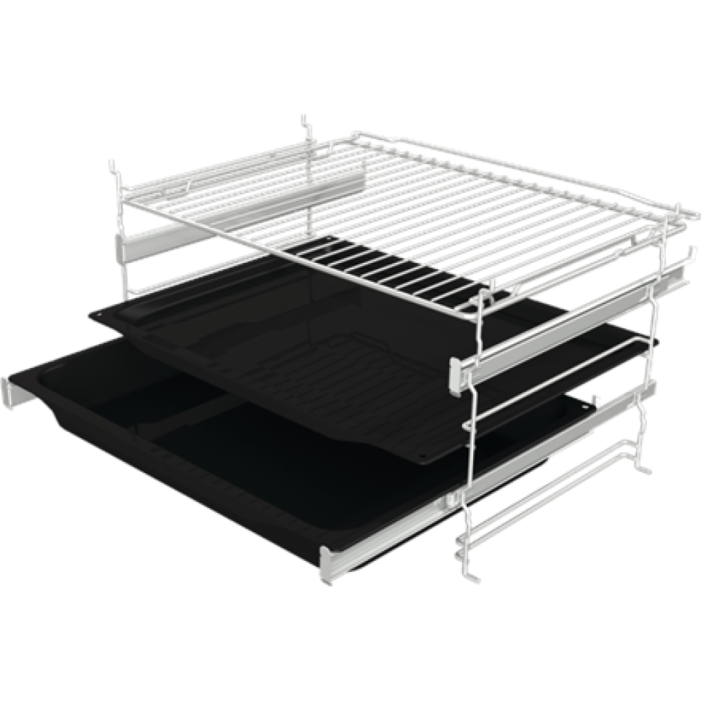 Gorenje Oven , BOS6737SYW , 77 L , Electric , AquaClean , Mechanical control , Steam function , Height 59.5 cm , Width 59.5 cm , White