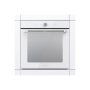Gorenje Oven , BOS6737SYW , 77 L , Electric , AquaClean , Mechanical control , Steam function , Height 59.5 cm , Width 59.5 cm , White