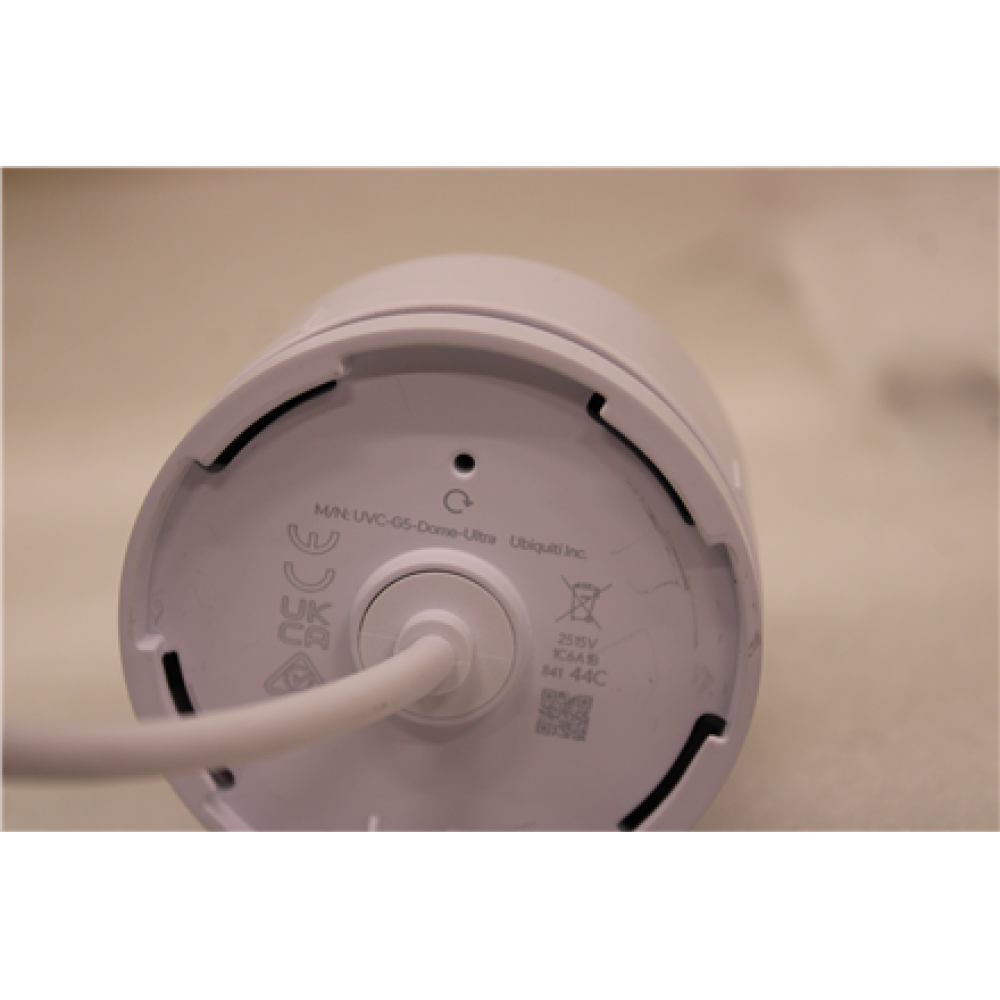 SALE OUT. Ubiquiti Ultra-compact and tamper-resistant 2K HD PoE camera with night vision designed for low-profile indoor security, white , Ubiquiti Ultra-compact and tamper-resistant 2K HD PoE camera with night vision , G5 Dome Ultra , 24 month(s) , Dome 