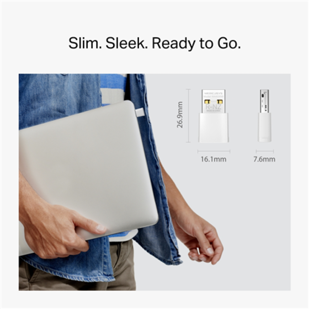 Mercusys AX900 Nano Wi-Fi 6 Bluetooth USB Adapter , MA60XNB