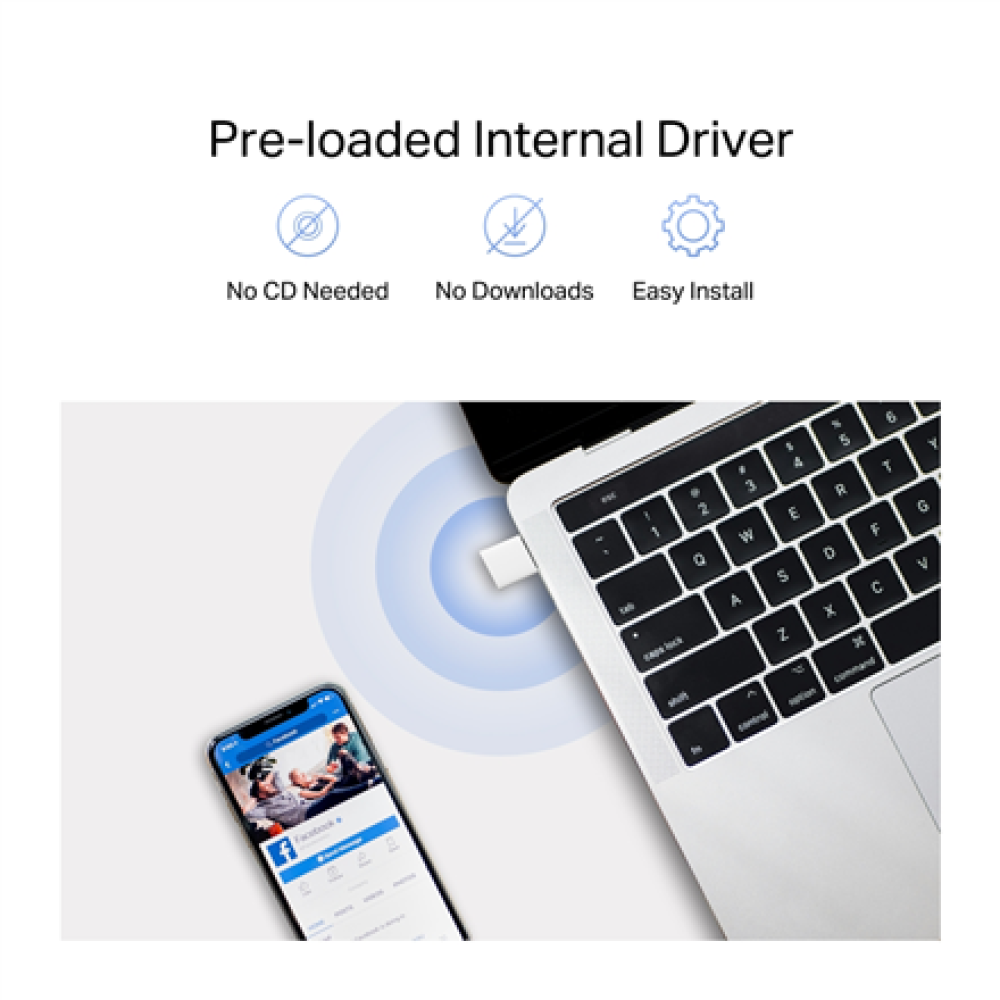 Mercusys AX900 Nano Wi-Fi 6 Bluetooth USB Adapter , MA60XNB