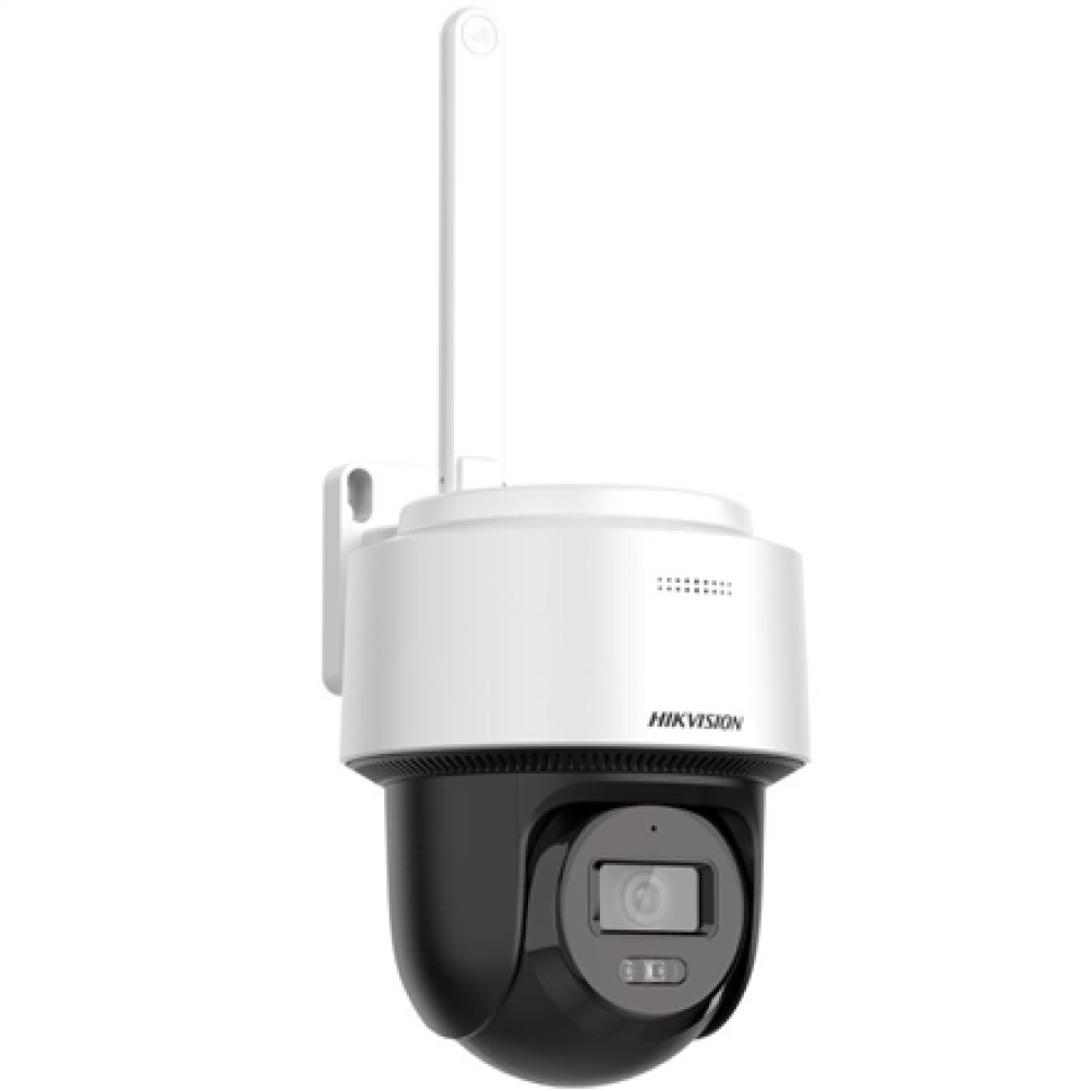 Hikvision , Smart Hybrid-light 4G PT Network Camera , DS-2DE2C400MWG-4G , PTZ , 4 MP , Fixed , IP66 , Micro SD, Max. 512 GB