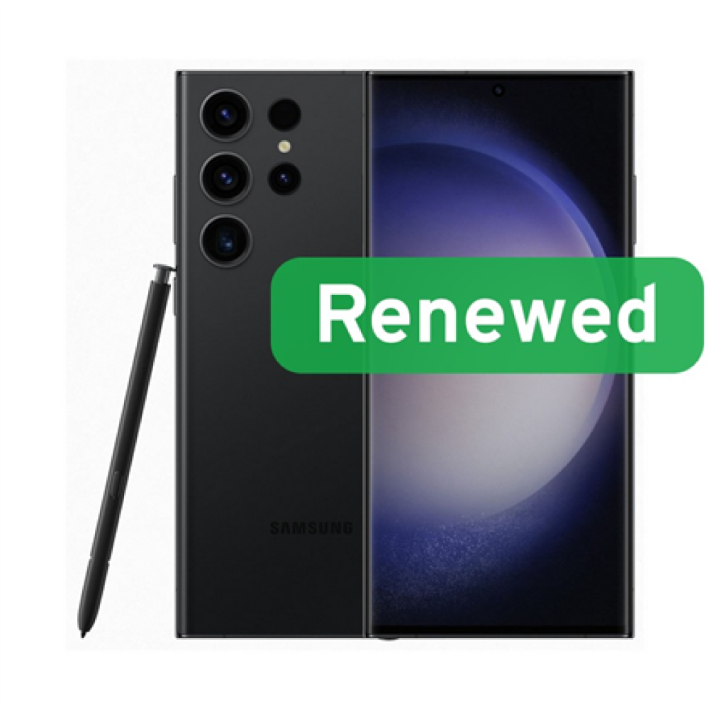 Samsung Renewed Grade A , Samsung Galaxy S23 Ultra , Phantom Black , 6.8 , Dynamic AMOLED 2X , 512 GB , 5G , Android