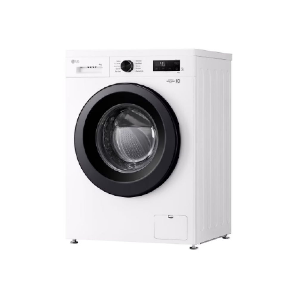 LG Washing Machine , F4X1008NWK , Energy efficiency class A , Front loading , Washing capacity 8 kg , 1400 RPM , Depth 56 cm , Width 60 cm , LED , Steam function , Direct drive , Wi-Fi , White
