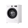 LG Washing Machine , F4X1008NWK , Energy efficiency class A , Front loading , Washing capacity 8 kg , 1400 RPM , Depth 56 cm , Width 60 cm , LED , Steam function , Direct drive , Wi-Fi , White
