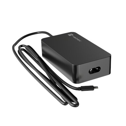 Natec Laptop Charger Gan USB-C 65W for Laptops, Tablets, Phones , NZU-2361