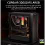 Corsair PC Case , 3200D RS ARGB , Smoke , Mid-Tower