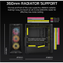 Corsair PC Case , 3200D RS ARGB , Smoke , Mid-Tower