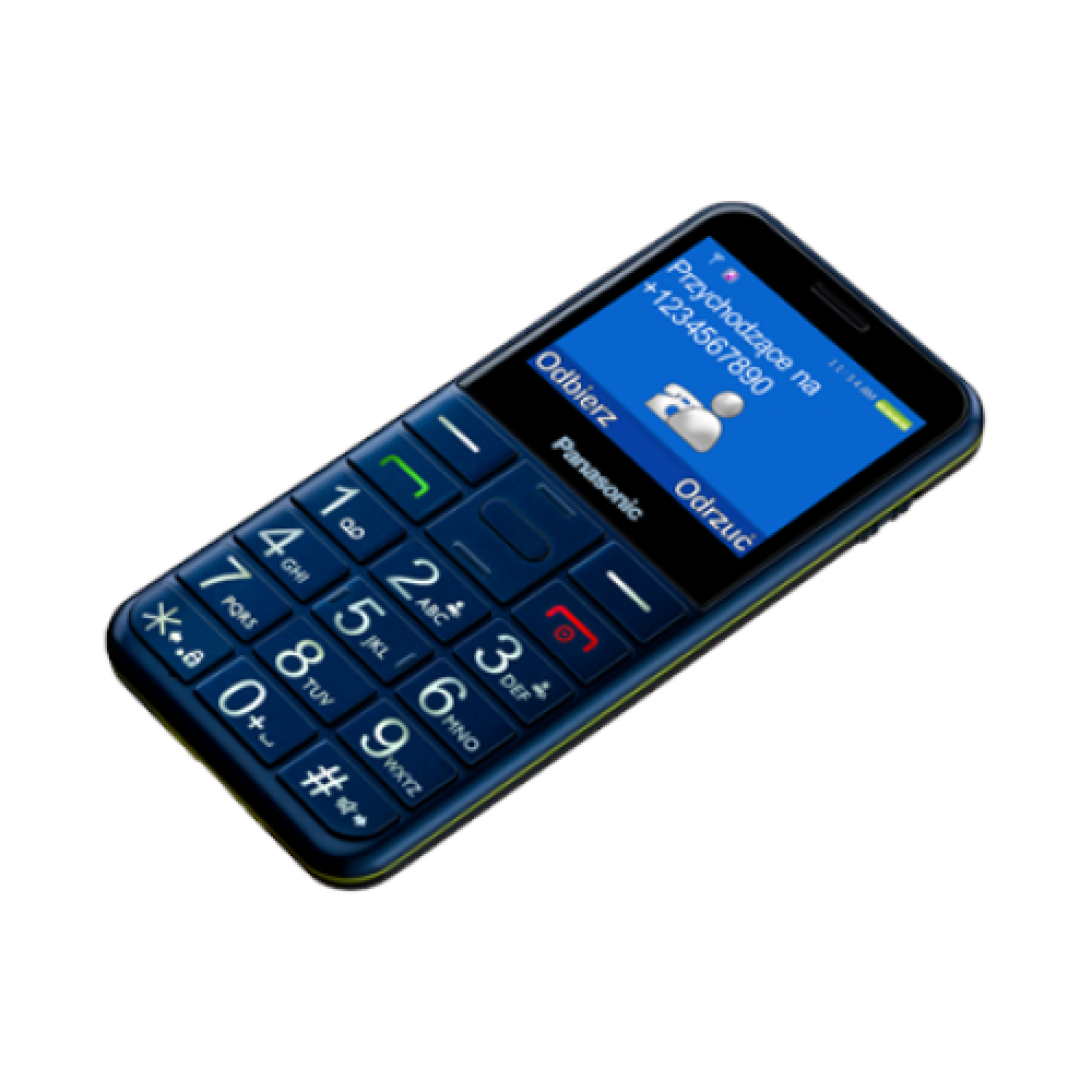 Panasonic , KX-TU155EXBN , Blue , 2.4 , TFT-LCD , microSD/microSDHC MB , Bluetooth , USB version micro USB , Built-in camera , Main camera resolution 0.3 MP