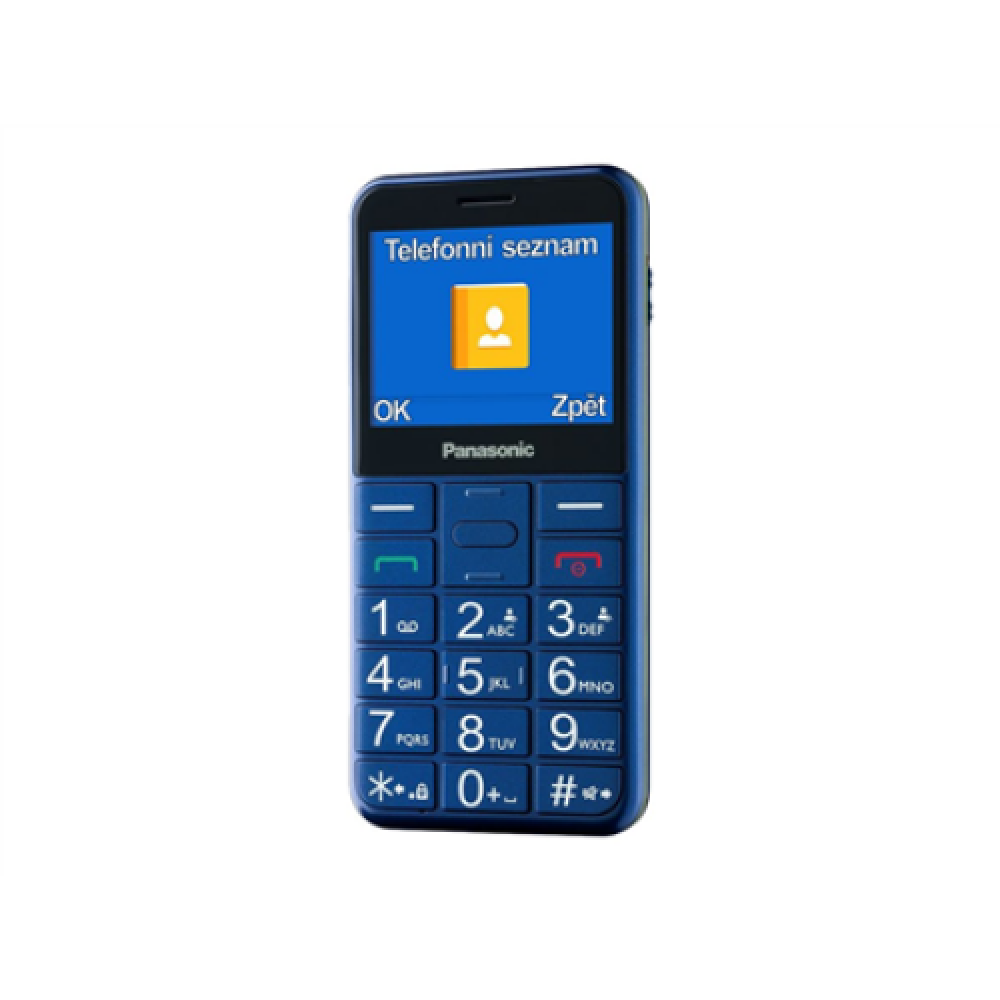 Panasonic , KX-TU155EXBN , Blue , 2.4 , TFT-LCD , microSD/microSDHC MB , Bluetooth , USB version micro USB , Built-in camera , Main camera resolution 0.3 MP