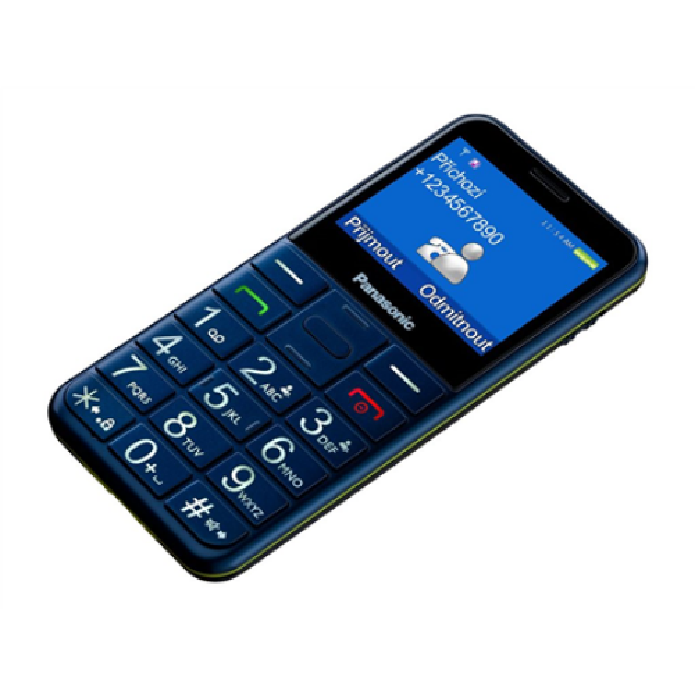 Panasonic , KX-TU155EXBN , Blue , 2.4 , TFT-LCD , microSD/microSDHC MB , Bluetooth , USB version micro USB , Built-in camera , Main camera resolution 0.3 MP