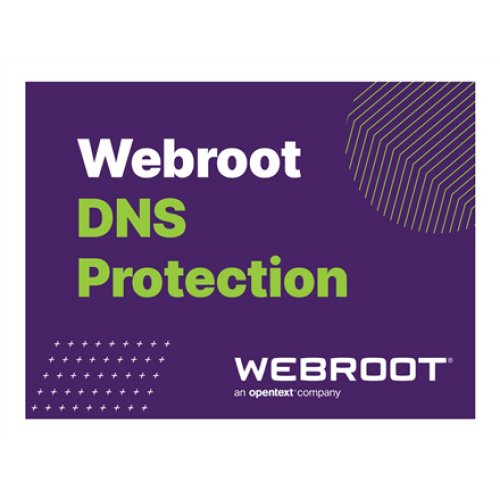 Webroot , DNS Protection with GSM Console , 1 year(s) , License quantity 1-9 user(s)