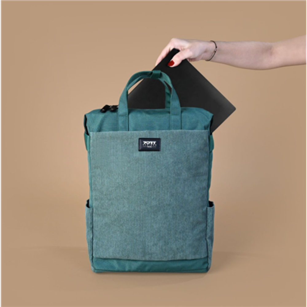 PORT DESIGNS MILANO II , Fits up to size 14-16 , Backpack , Shoulder strap , Vert Olive