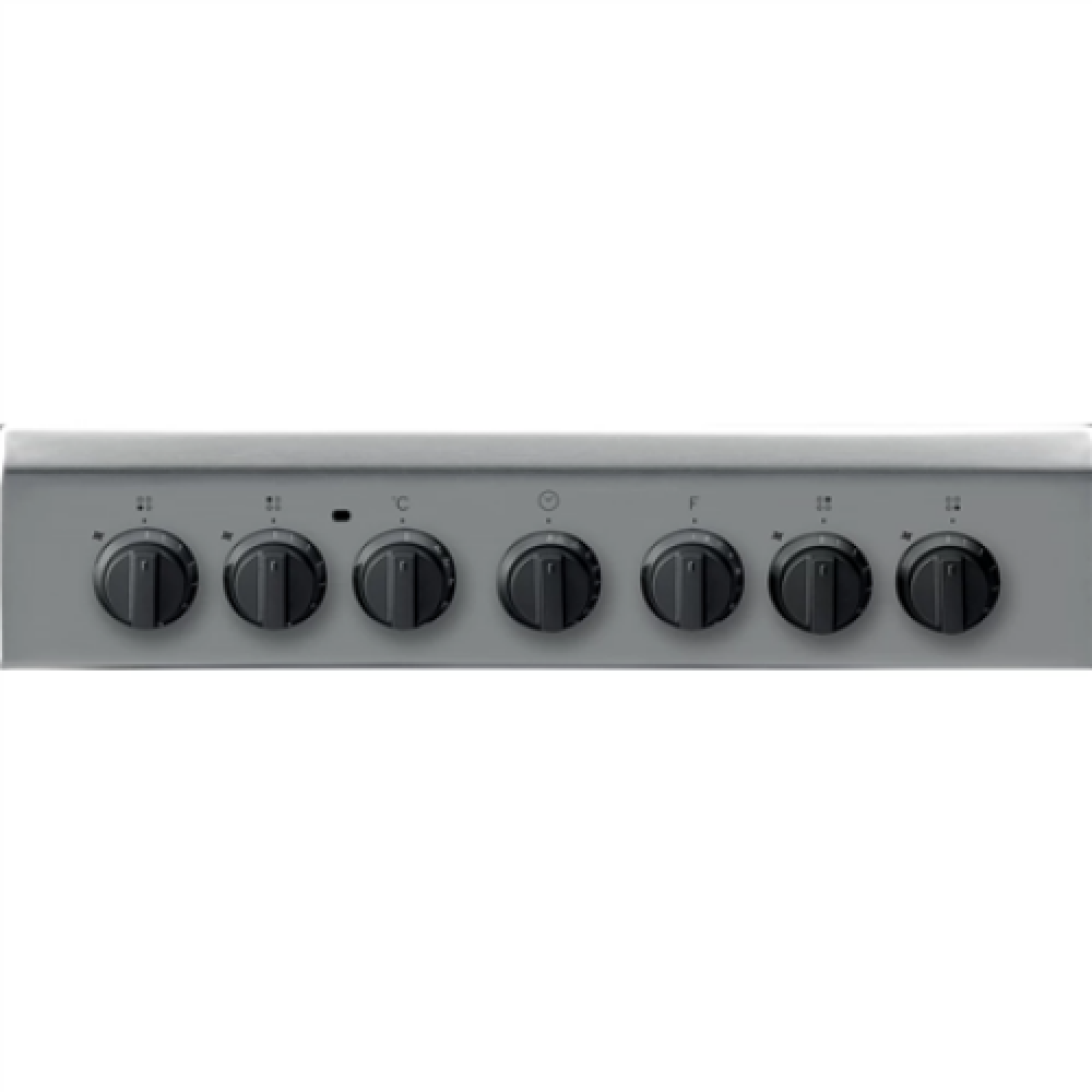 INDESIT Cooker , IS5G5PHX/E/1 , Hob type Gas , Oven type Electric , Stainless steel , Width 50 cm , Grilling , Depth 60 cm , 60 L