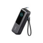 Anker Zolo Powerbank , A1695H11 , 25000 mAh , Built-In USB-C and Retractable Cable) , Grey