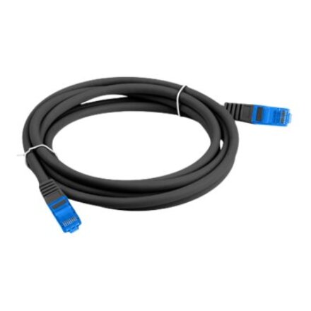 Lanberg , Patchcord Cat.6A S/FTP LSZH CCA , PCF6A-10CC-0200-BK , 2 m