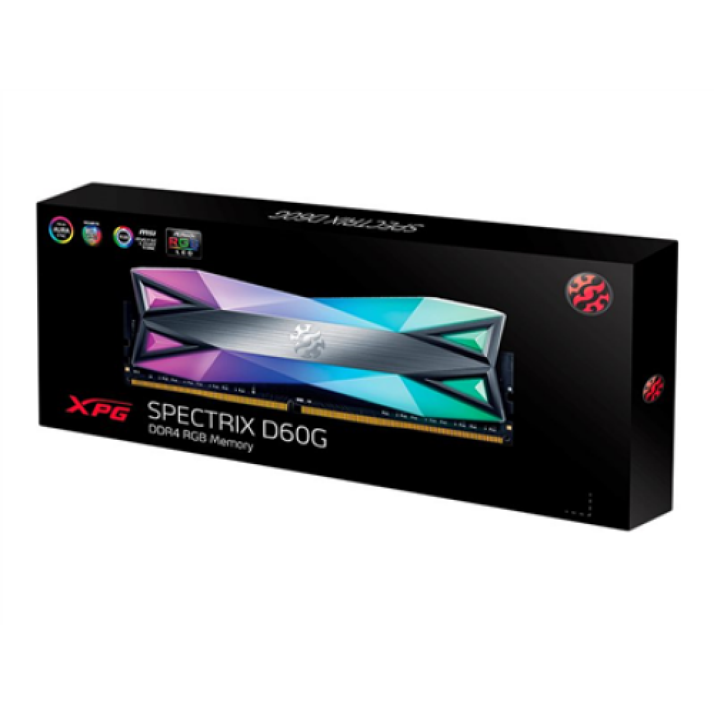 ADATA , XPG Gammix D60G , 16 GB , DDR4 , 3200 MHz , PC/server , Registered No , ECC No