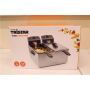 SALE OUT. Tristar FR-6937 Double Fryer, Stainless Steel , Tristar , Double Fryer , FR-6937 , Power 2 x 1800 W , Capacity 6 L , DAMAGED PACKAGING
