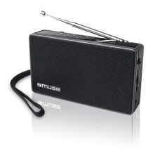 Muse , M-030R , 2-band portable radio , Black