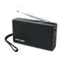 Muse , M-030R , 2-band portable radio , Black