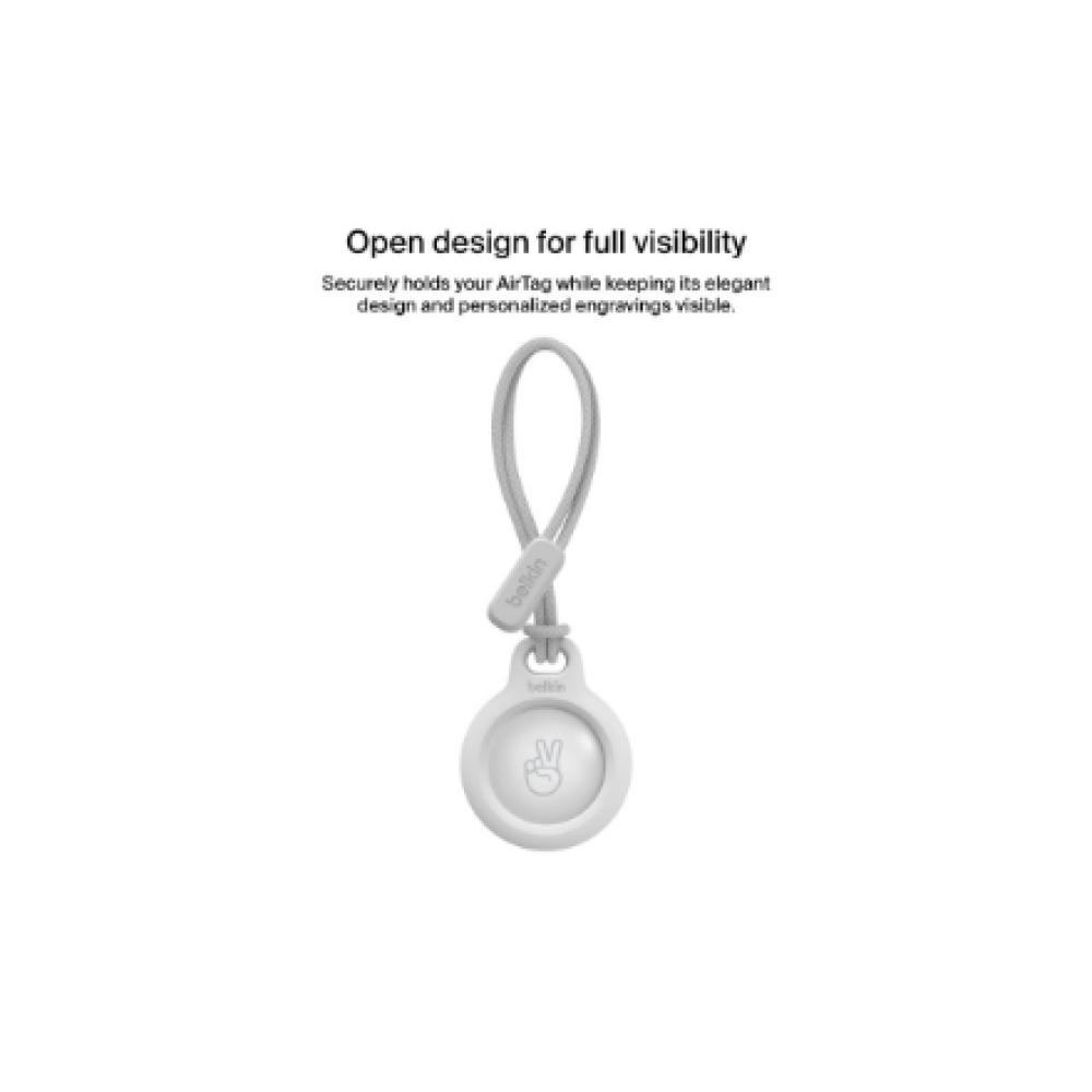 Belkin , Secure Holder with Strap for AirTag , White