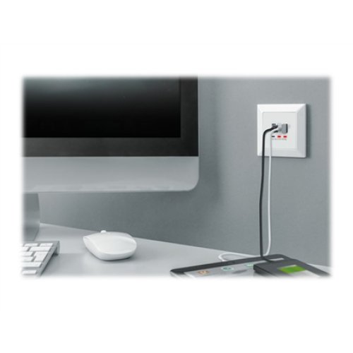 Digitus , Socket with USB A & USB-C Ports, flush mounted