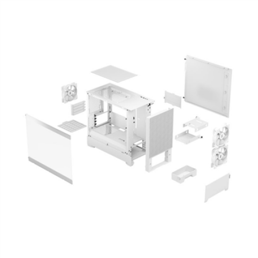 Fractal Design , Pop Mini Air RGB , Side window , White TG Clear Tint , mATX, Mini ITX , Power supply included No , ATX