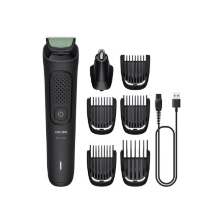 Philips Trimmer , MG3920/15 Series 3000 All-in-One , Cordless , Number of length steps 7 , Black