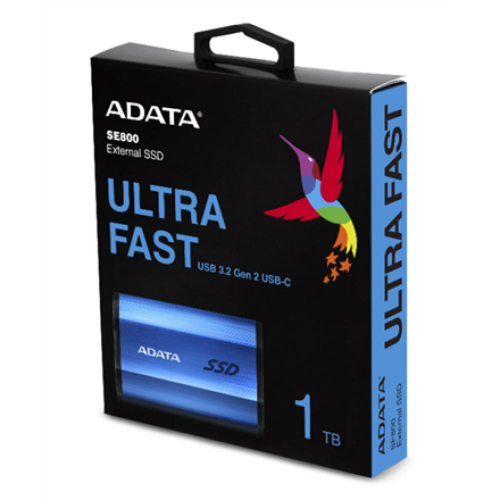 ADATA External SSD SE800 512 GB USB 3.2 Black