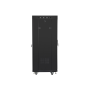Lanberg Rack cabinet 19 free-standing 27U/600x600 (flat pack) with glass door lCD V2, black , Lanberg