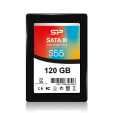Silicon Power , Slim S55 , 120 GB , Solid-state drive interface SATA , Read speed 550 MB/s , Write speed 420 MB/s