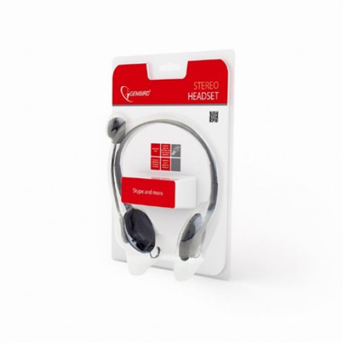 Gembird , Stereo headset , MHS-123 , Built-in microphone , 3.5 mm , Black
