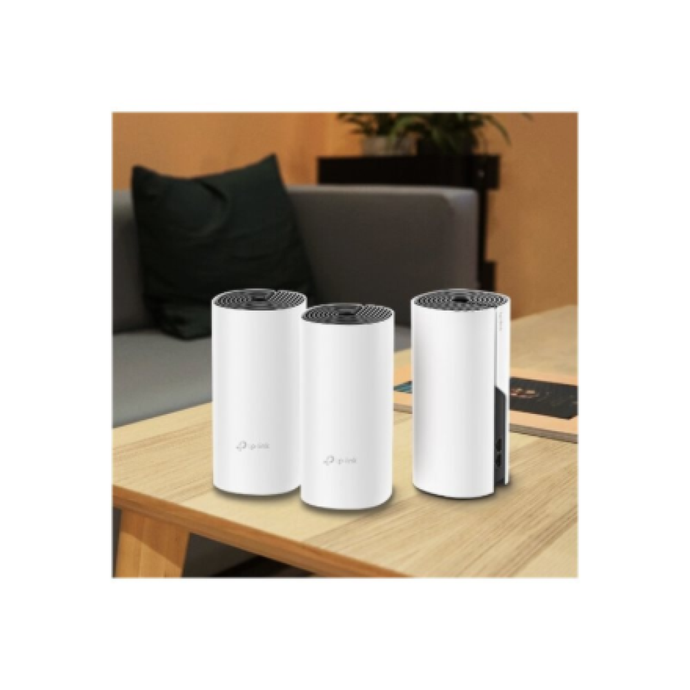 Whole Home Mesh WiFi System , Deco M4 (2-Pack) , 802.11ac , 300+867 Mbit/s , 10/100/1000 Mbit/s , Ethernet LAN (RJ-45) ports 2 , Mesh Support No , MU-MiMO Yes , No mobile broadband , Antenna type 2xInternal , No