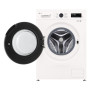 LG , Washing machine , F4X1009NWB , Energy efficiency class A , Front loading , Washing capacity 9 kg , 1400 RPM , Depth 55 cm , Width 60 cm , Display , LED , Steam function , Direct drive , Wi-Fi , White