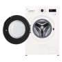 LG Washing machine , F4X1009NWB , Energy efficiency class A , Front loading , Washing capacity 9 kg , 1400 RPM , Depth 55 cm , Width 60 cm , Display , LED , Steam function , Direct drive , Wi-Fi , White