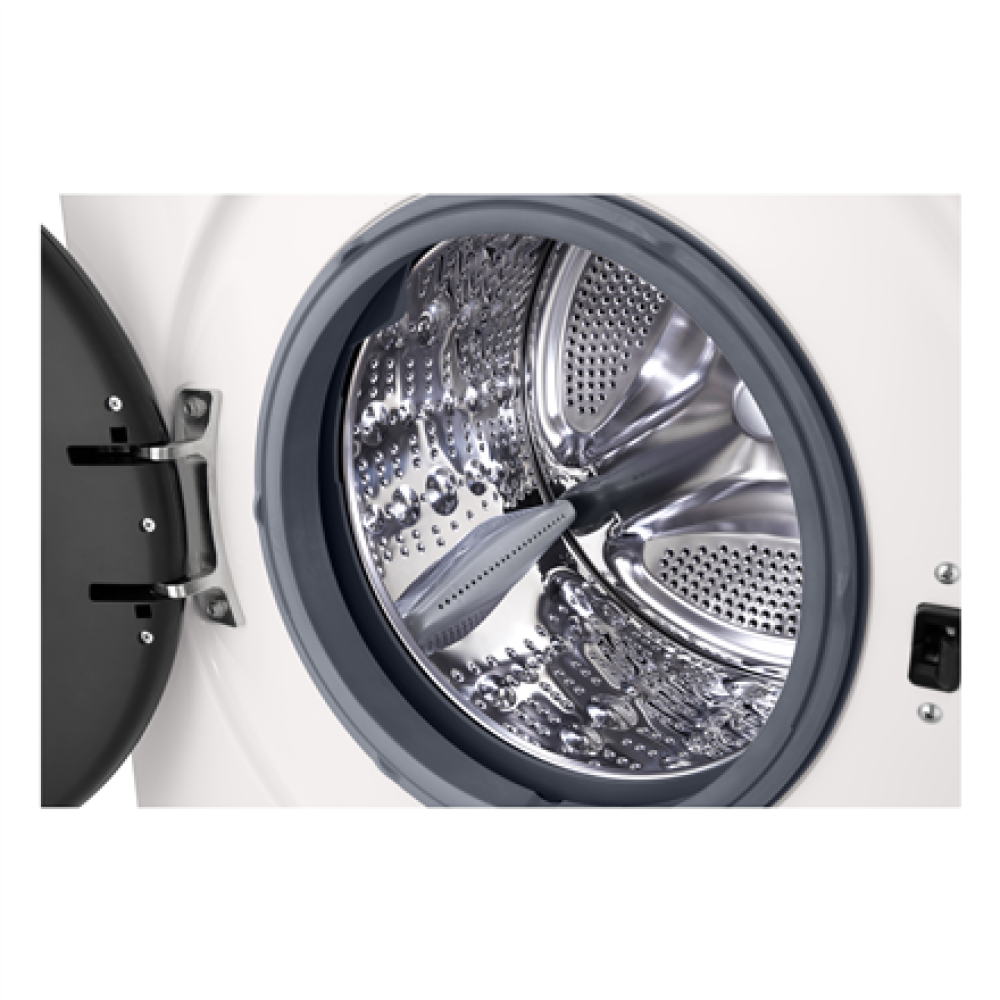 LG Washing machine , F4X1009NWB , Energy efficiency class A , Front loading , Washing capacity 9 kg , 1400 RPM , Depth 55 cm , Width 60 cm , Display , LED , Steam function , Direct drive , Wi-Fi , White