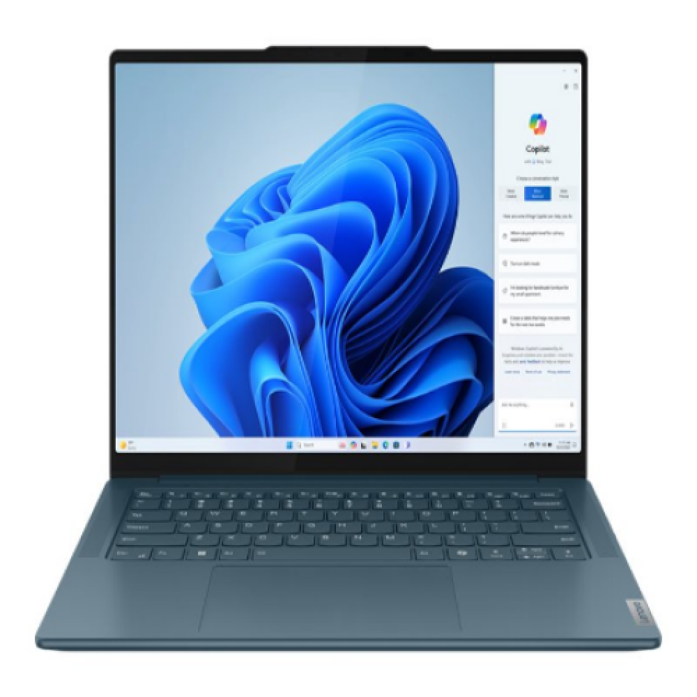 Lenovo , Yoga Pro 7 14IMH9 , Tidal Teal , 14.5 , OLED , 2.8K , 2880 x 1800 pixels , Glossy , Intel Core U7 , 155H , 16 GB , Soldered LPDDR5x , Solid-state drive capacity 1000 GB , NVIDIA GeForce RTX 4050 , GDDR6 , 6 GB , Windows 11 Home , 802.11ax , Bluet