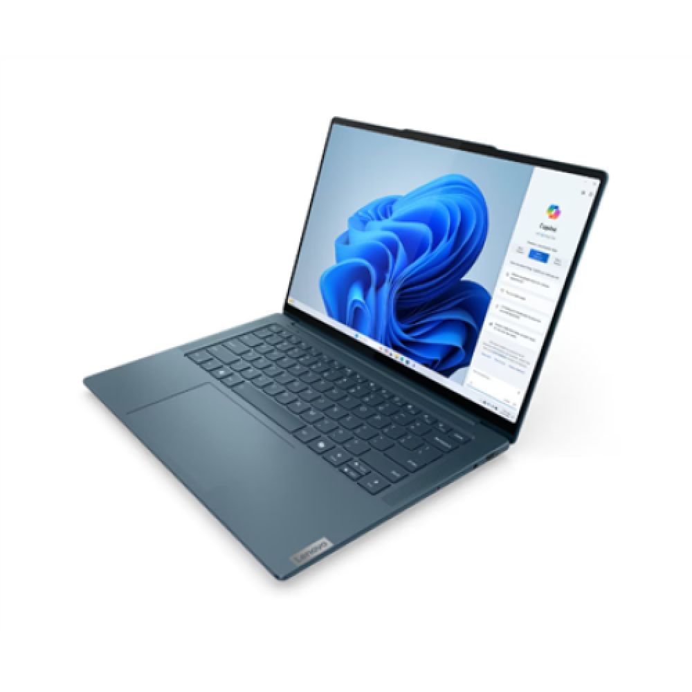 Lenovo , Yoga Pro 7 14IMH9 , Tidal Teal , 14.5 , OLED , 2.8K , 2880 x 1800 pixels , Glossy , Intel Core U7 , 155H , 16 GB , Soldered LPDDR5x , Solid-state drive capacity 1000 GB , NVIDIA GeForce RTX 4050 , GDDR6 , 6 GB , Windows 11 Home , 802.11ax , Bluet
