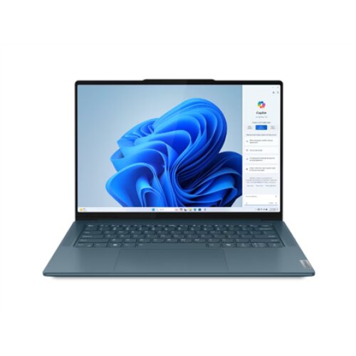 Lenovo , Yoga Pro 7 14IMH9 , Tidal Teal , 14.5 , OLED , 2.8K , 2880 x 1800 pixels , Glossy , Intel Core U7 , 155H , 16 GB , Soldered LPDDR5x , Solid-state drive capacity 1000 GB , NVIDIA GeForce RTX 4050 , GDDR6 , 6 GB , Windows 11 Home , 802.11ax , Bluet