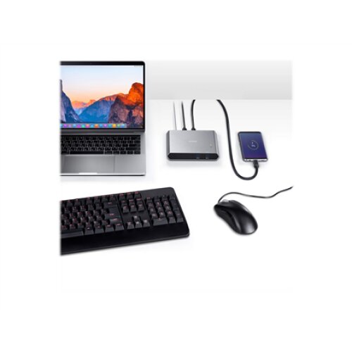 Aten , US3310-AT 2-Port USB-C Dock Switch with Power Pass-through