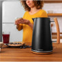 Cecotec Kettle , ThermoSense 400 , Electric , 3000 W , 1.7 L , Stainless steel , 360° rotational base , Black