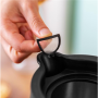 Cecotec Kettle , ThermoSense 400 , Electric , 3000 W , 1.7 L , Stainless steel/BPA , 360° rotational base , Black Woody